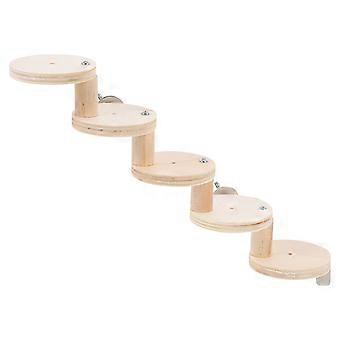 Wooden Ladder Toy for Pet Use Five-Layer Hamster Ladder Bite-Resistant