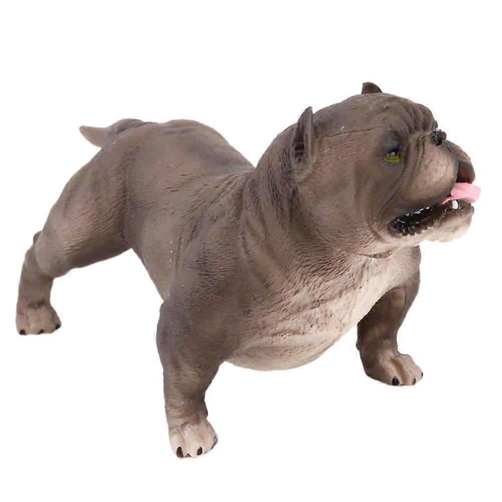 Dog Figure Model Simulation Solid Animal Model for Decoration 2Pcs