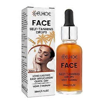 Bräunungstropfen fürs Gesicht, natürlicher, stylischer Weizenbronzer, feuchtigkeitsspendende Sonnenschutzlösung