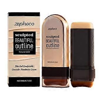 Zephoco Natural Concealer Foundation Make-up Stick Dagelijkse Hydraterende, Heldere, Lichte, Natuurlijke Make-up, Foundation voor een Stralende Huid