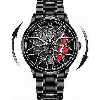 Men's Racing Quartz Watches in Stainless Steel compatible with Sports Activities