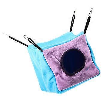 Assorted Color Ferret Cube Hammock for Pet Use Hanging Hideout