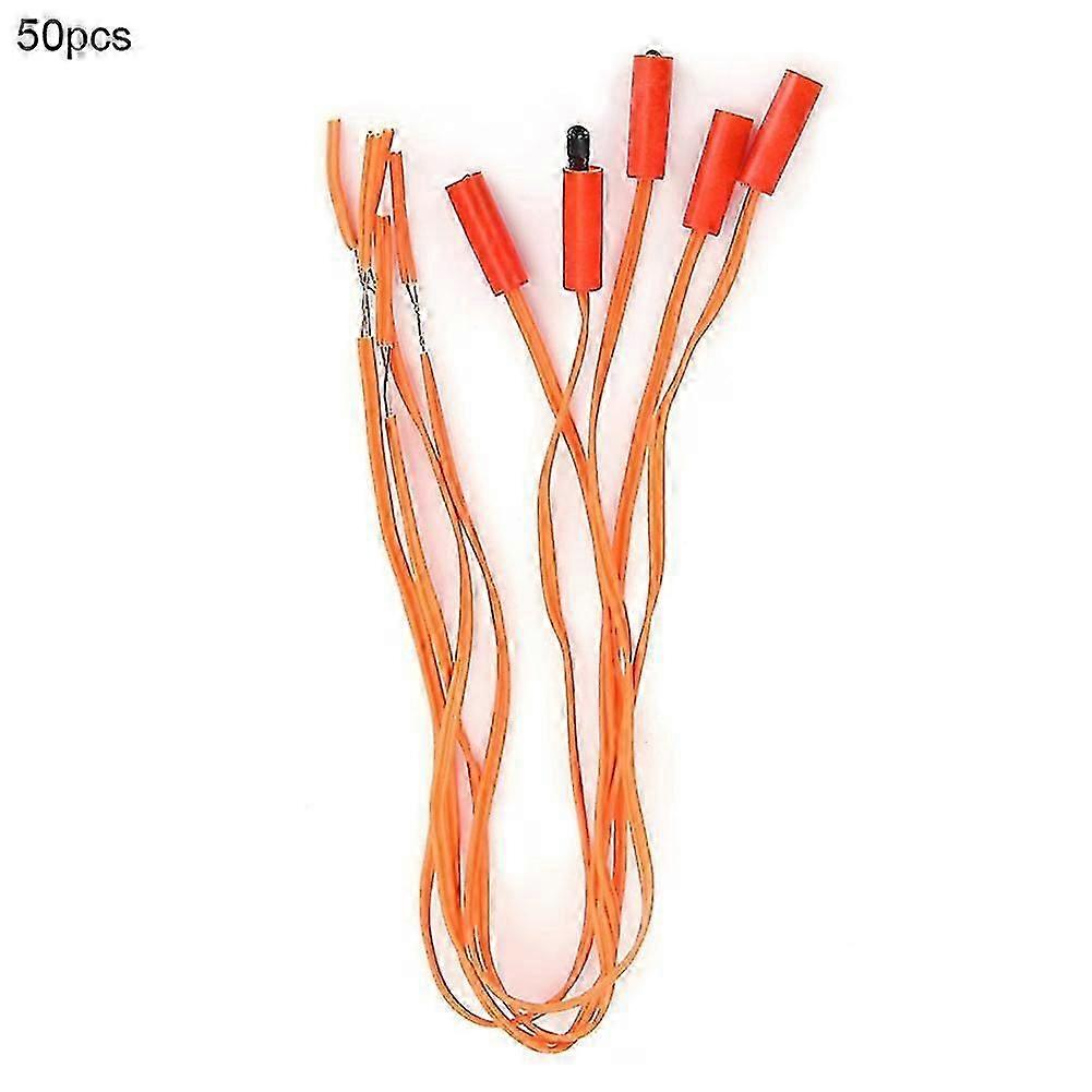 50PCS Wireless Remote Control Electronic Firework Igniter Cable 30cm Durable and Practical
