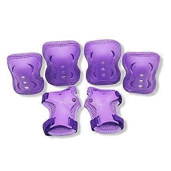 Kids Skateboarding Safety Gear Set 6-Piece Protective Equipment Roller Skating Scooter Cycling Skateboard