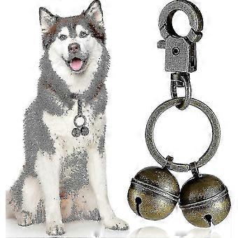 R8 Extra Loud Pair Of Cat And Dog Bells Durable Brass Bells For Pets Collar Charm Pendant Bells