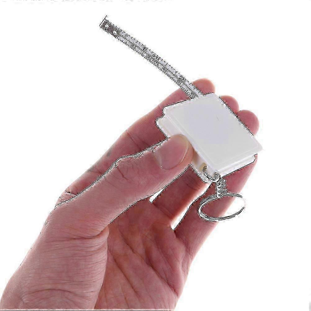 1m Retractable Mini Tape Measure Keychain