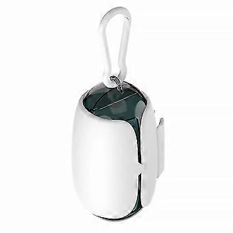 Portable Waste Bag Dispenser for Pet Outdoor Walking White 3Pcs 26-27