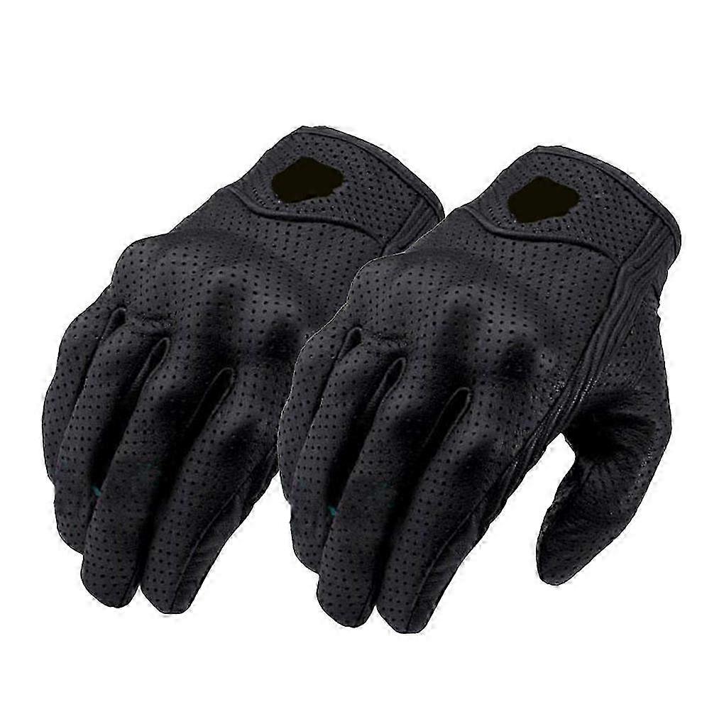 Thermal Leather Touchscreen Riding Gloves