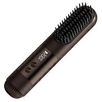 Wireless Hair Straightener Comb Anti-Scald Flat Iron Heating Curler for Home/Travel DOC