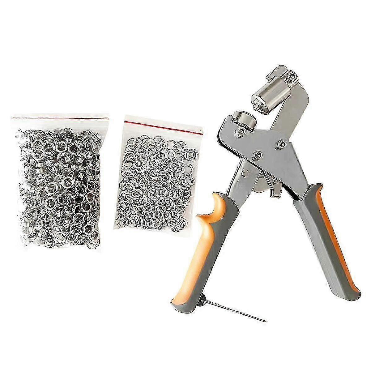 6mm Chrome-Plated Eyelet Pliers With Washers