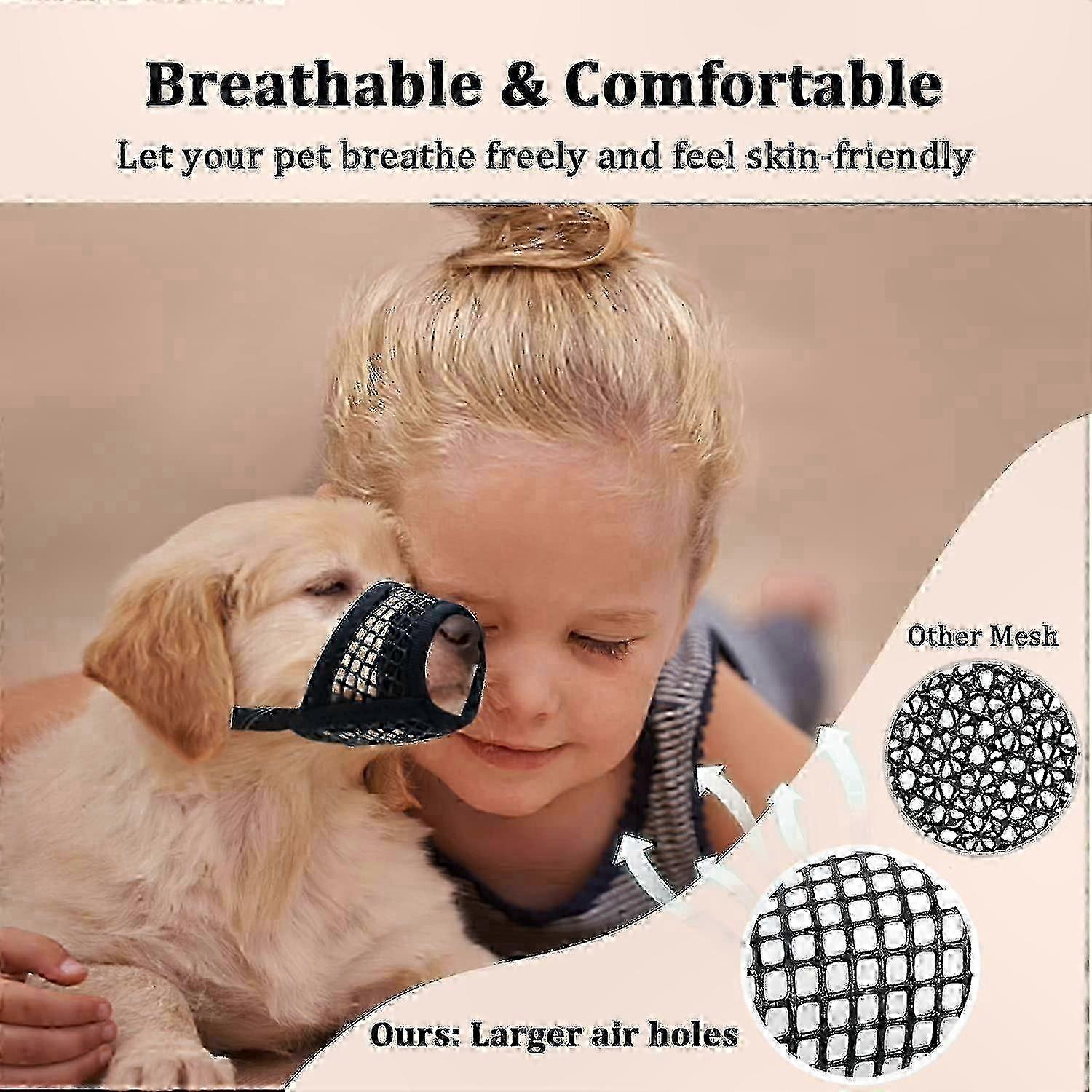 Lightweight Adjustable Mesh Muzzle