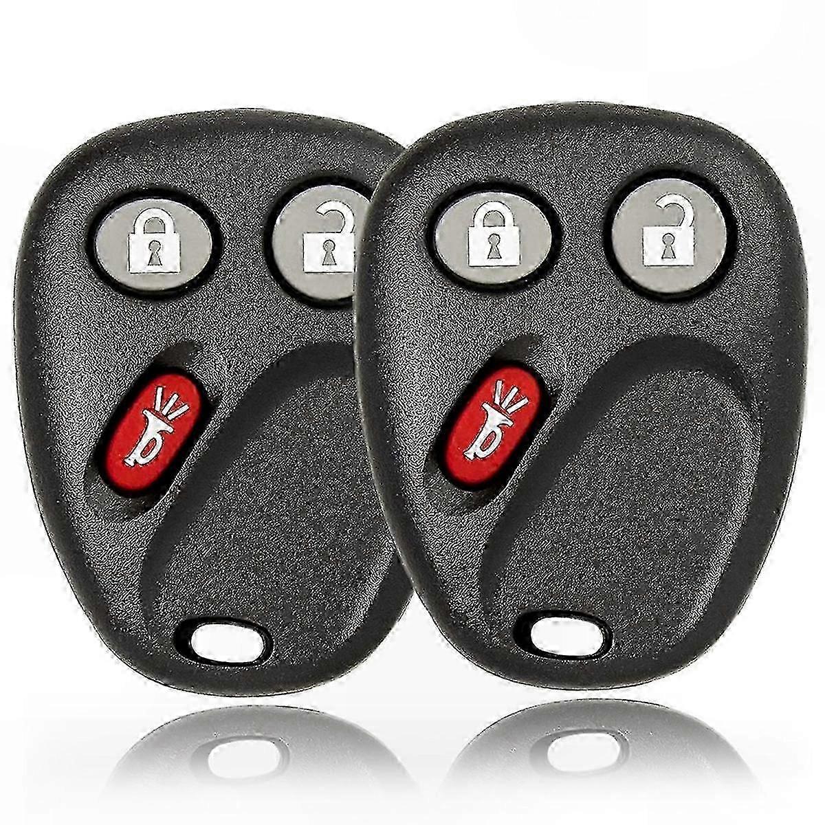 2X GM-Compatible Key Fob Black