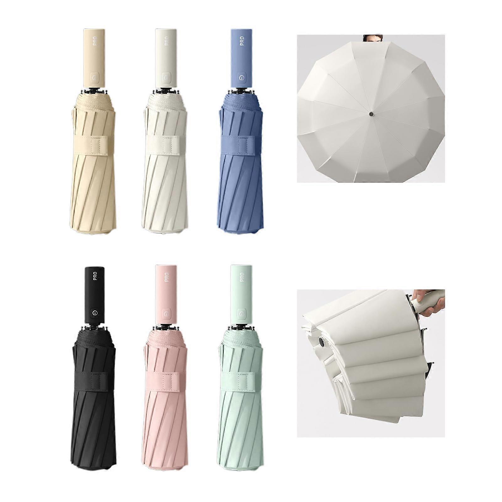 Windproof Travel Umbrella Automatic OpenClose Double Frame Waterproof UV Protection