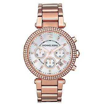Mkors parker Quartz Analog Women's Watch with MK5491 Gold Plated Stainless Steel Bracelet