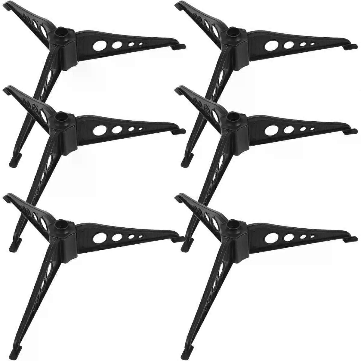 Christmas Tree Plastic Bases 6Pcs Stand for Mini Tabletop