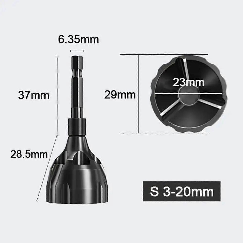 1pc Deburring External Chamfering Machine Outer Circle Chamfering Thread Fillet Trimming Screw and Bolt Trimming Drilling Tool