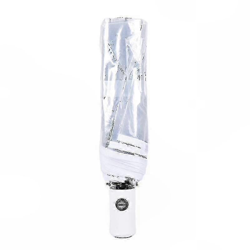 Automatic Open Close Umbrella, Windproof Rainproof, Clear Transparent, Compact Design