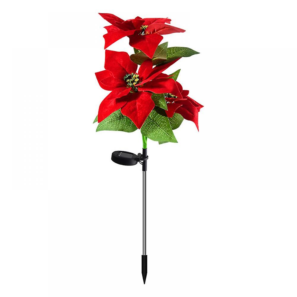 Julestjerne Blomst Solar Led Ground Lights