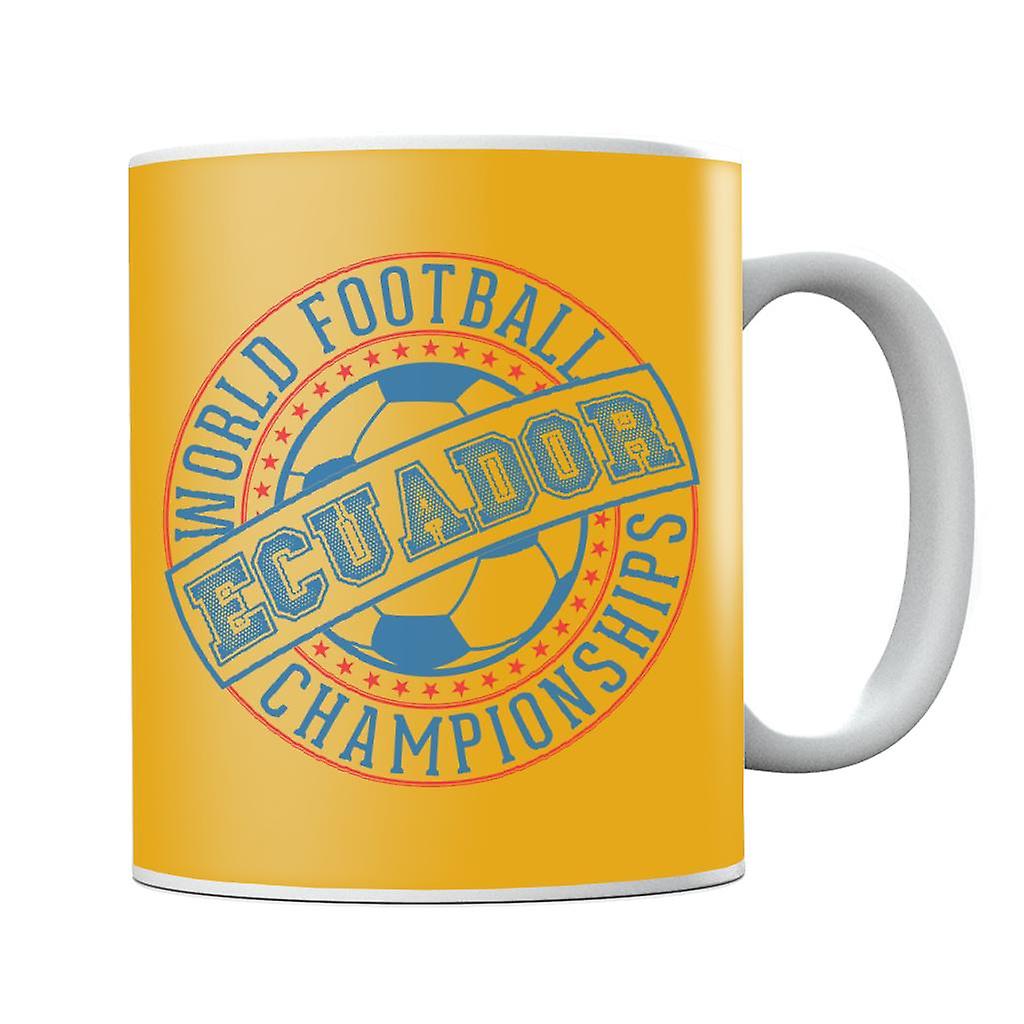 Ecuador World Football Stamp Mug