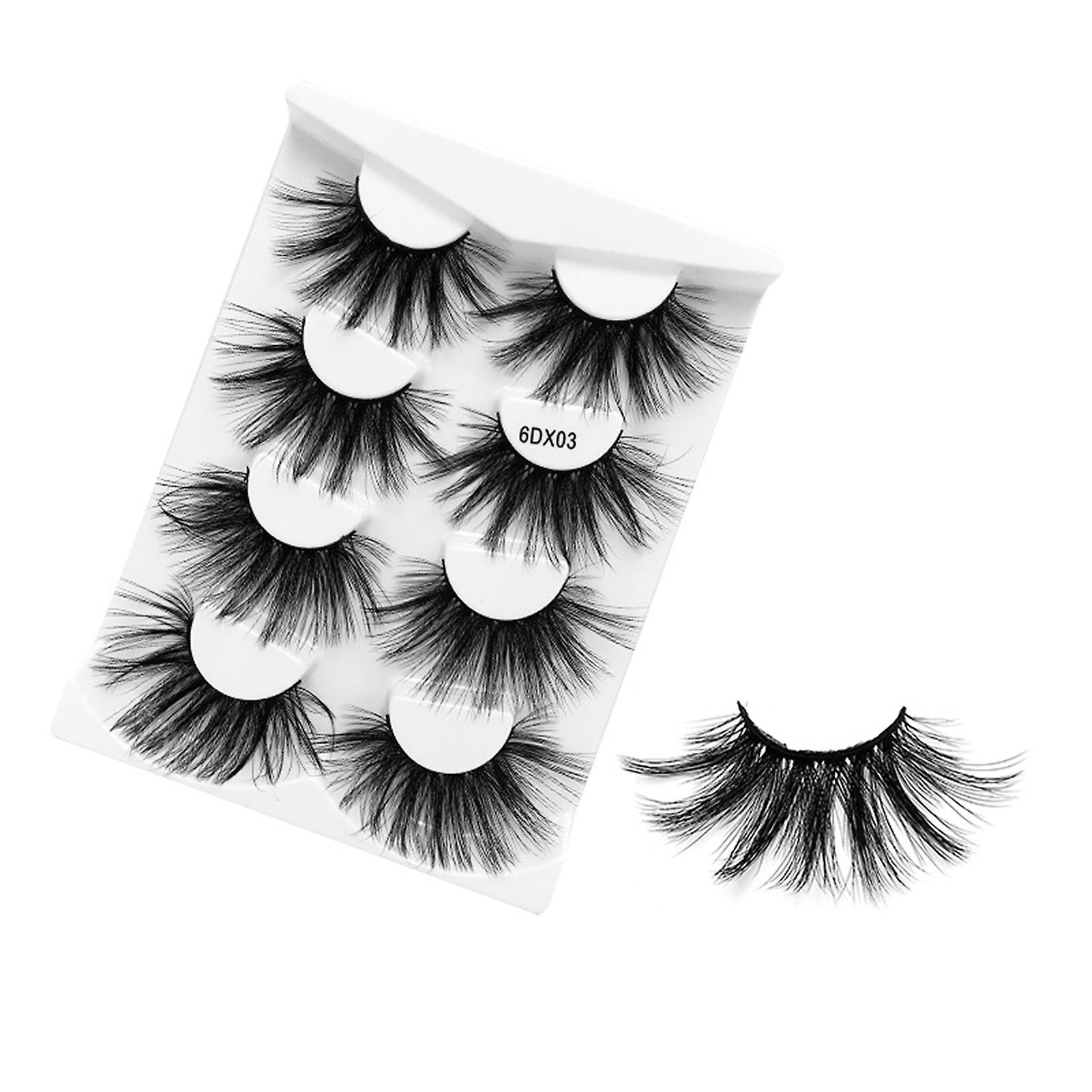6d Grafting Handmade Eyelashes Multilayered Bushy Curling Up Lashes