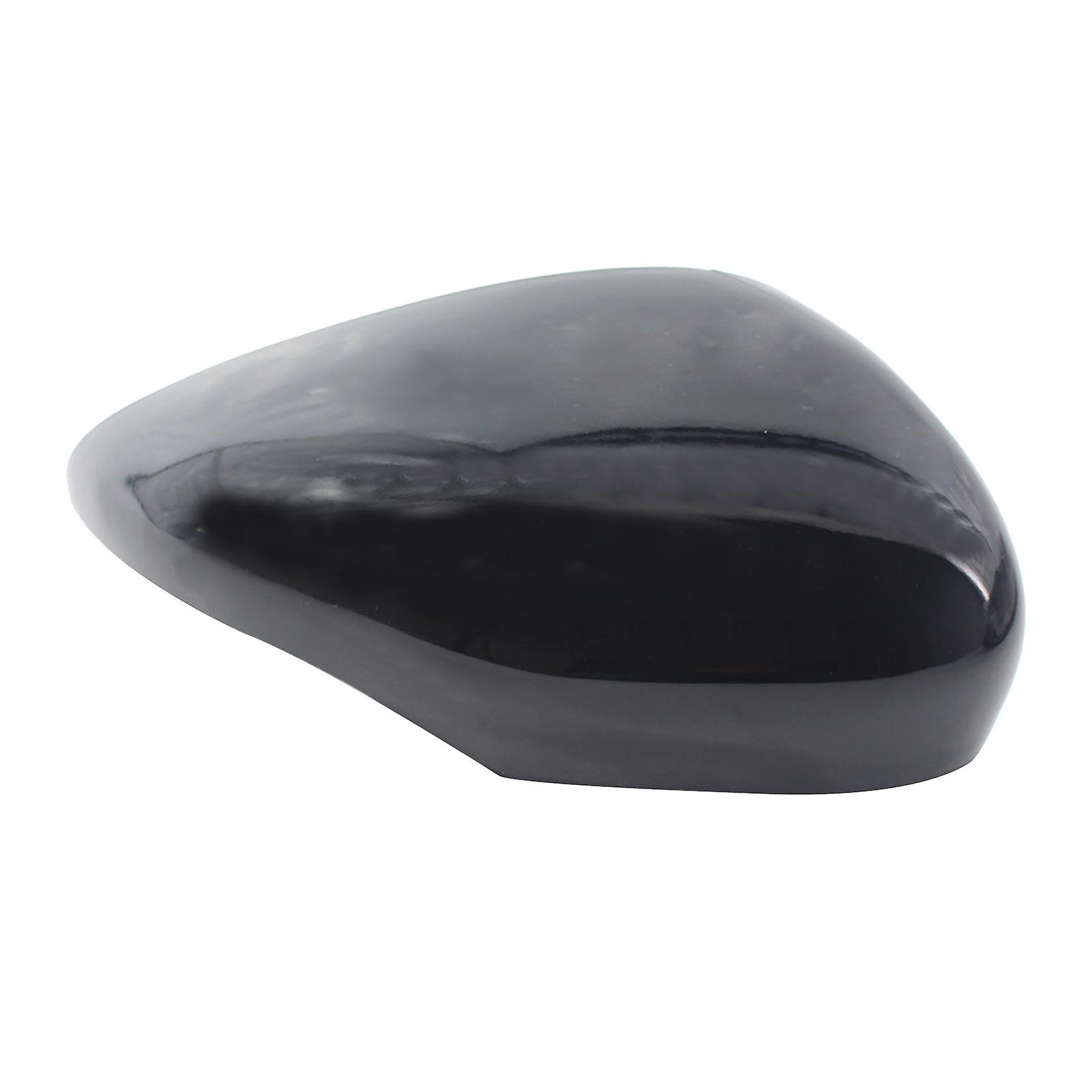 Gloss Black Wing Mirror Cover Cap Painted Replacement for Ford Fiesta 2009-2015 Right Side 1594546