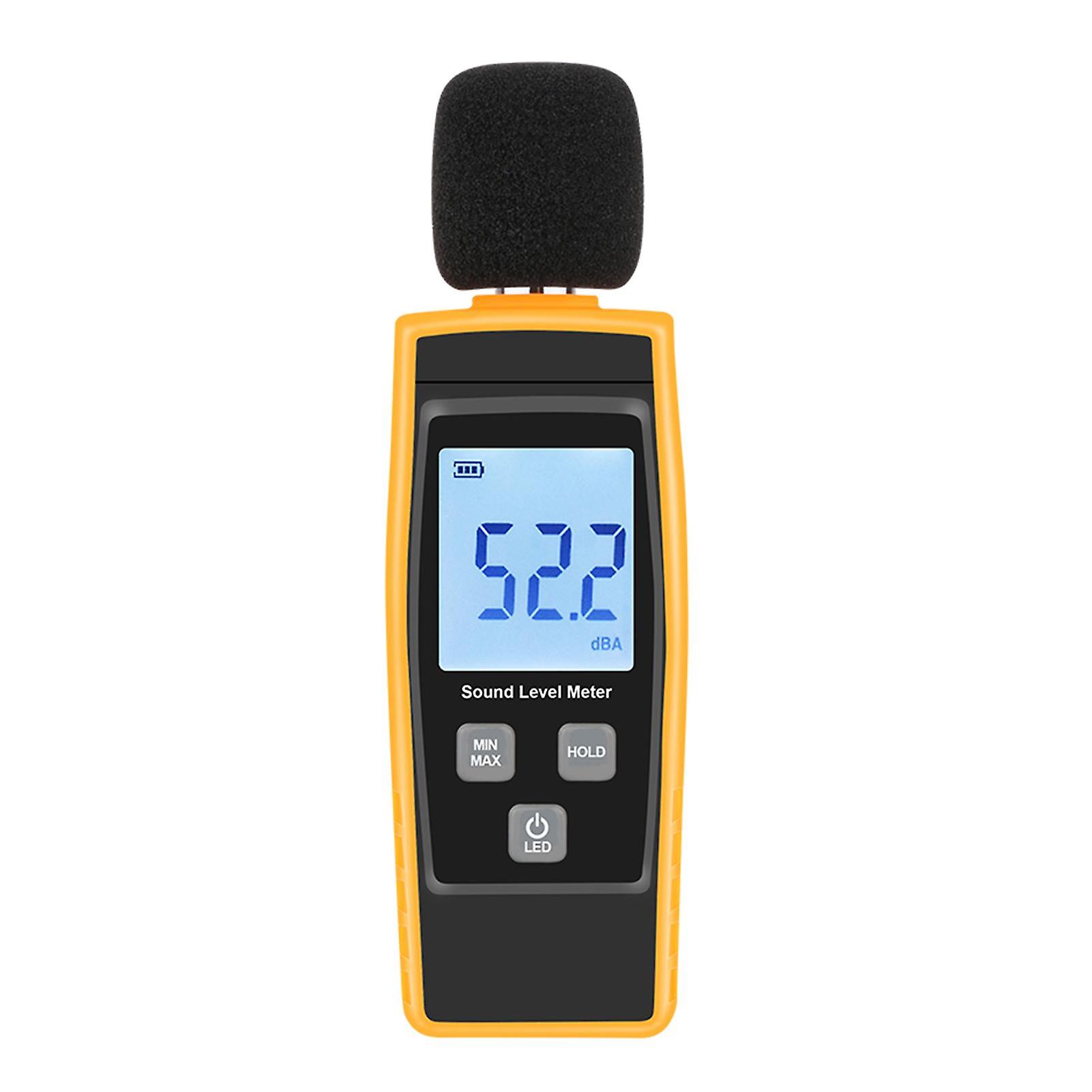 LCD ψηφιακό ηχόμετρο DB μετρητές 30-130dBA όργανο μέτρησης όγκου θορύβου Παρακολούθηση ντεσιμπέλ