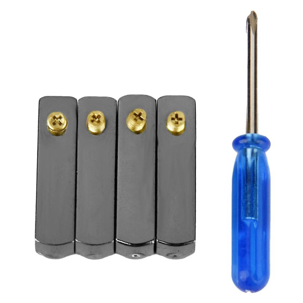 Footful Copper Aglets Shoe Laces Tips DIY Screw On 4pcs