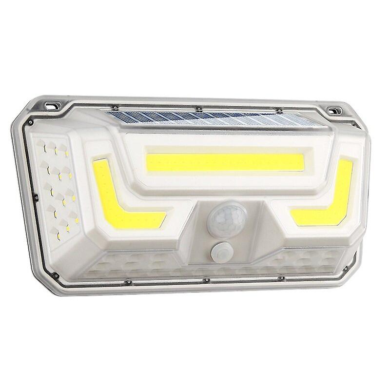 44Cob+50led Solar Lights, Ip67 Wall Light, 3 Modes, 270 Degree Wide Angle, Motion Sensor Security Night Light