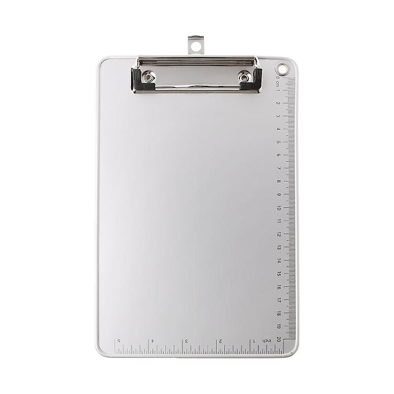 Tragbare A4 / A5 Aluminiumlegierung Schreibclip Board Antirutsch Datei Hartfaserplatte Papier H