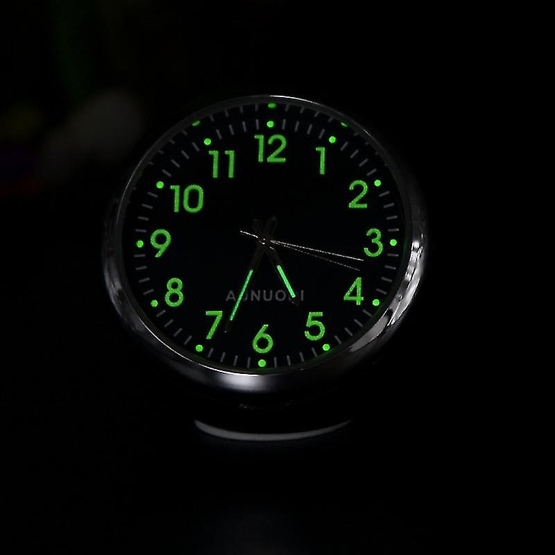 Mini Luminous Car Clock Automobiles Internal Stick On Digital Watch Mechanics Dashboard Clock Auto Car Interior