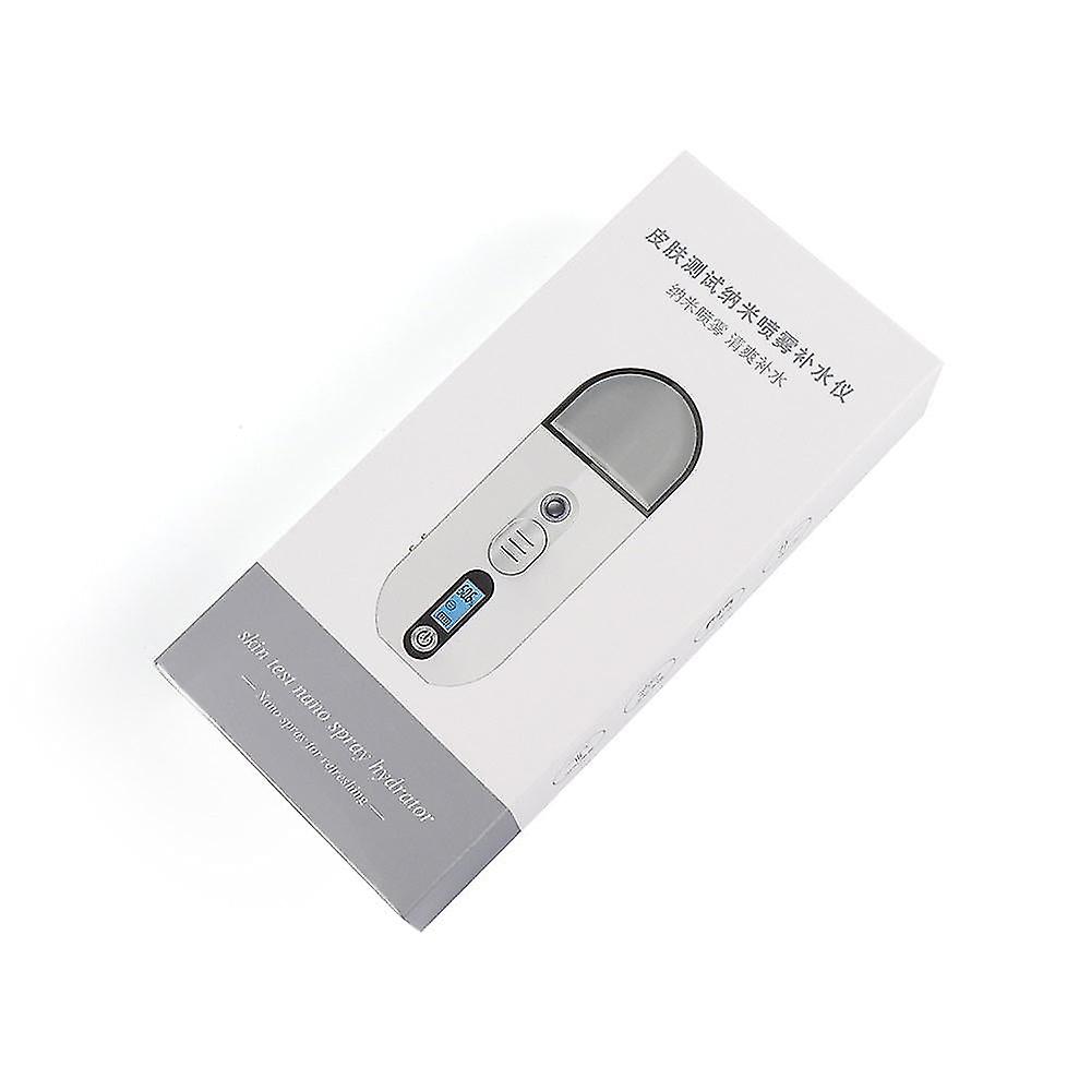 Portable Skin Analyzer Facial Moisturizing Sprayer 30ml Water Nano Mist Spray Moisture Tester Toner Essence Sprayer Hydration