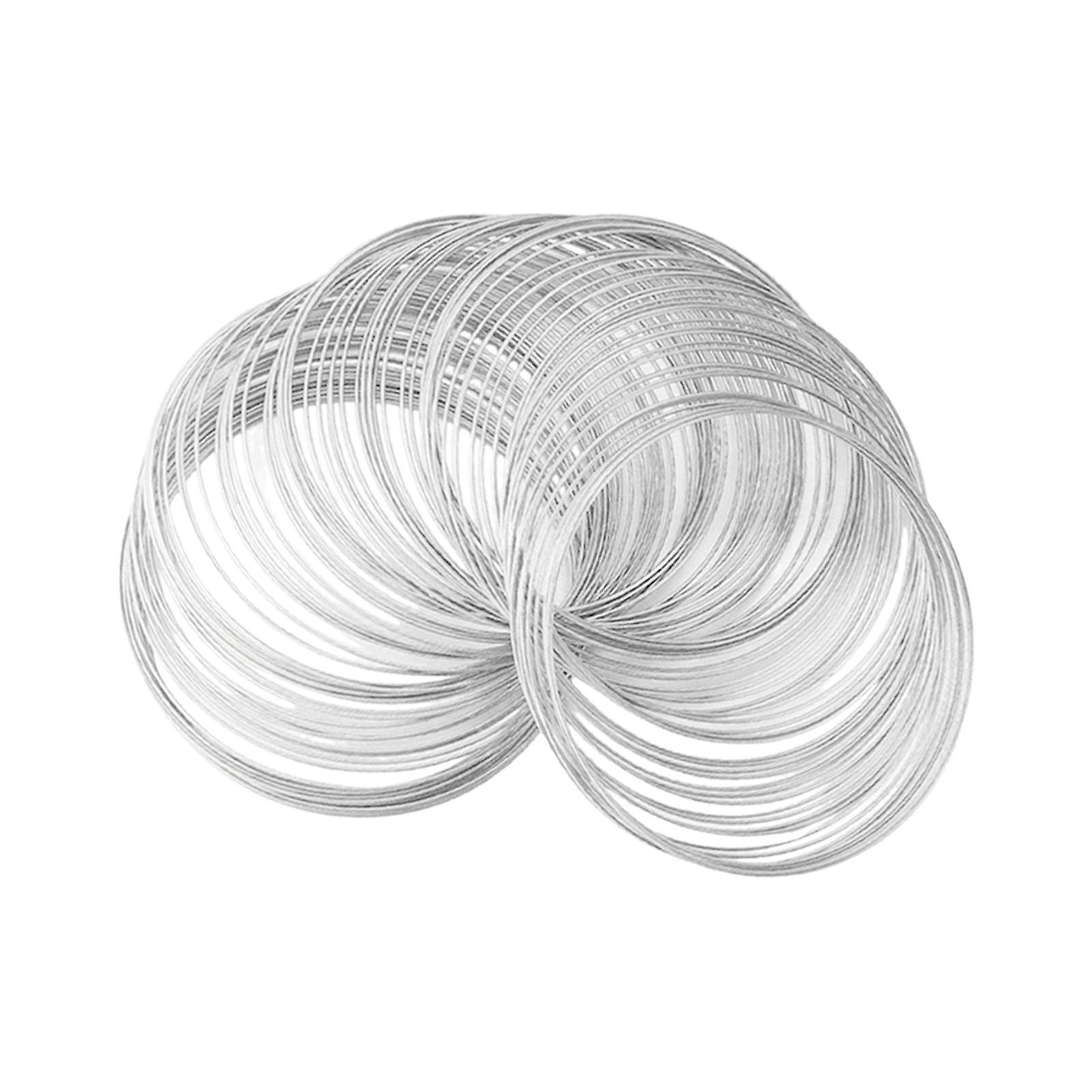 Memory Wire for Jewelry Making Beading Wire for Bangle Handmade Silver