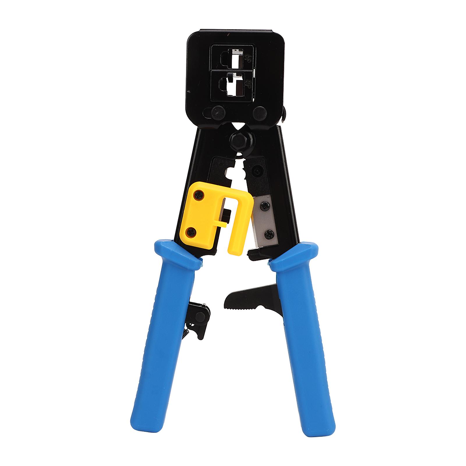 Multifunctional Ethernet Crimper Pliers Accurate Labor Saving Ethernet Crimping Tool for J45 RJ12 CAT5 CAT5e