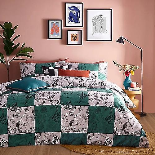 Furn Mythos Reversible Checkerboard Duvet Cover Set