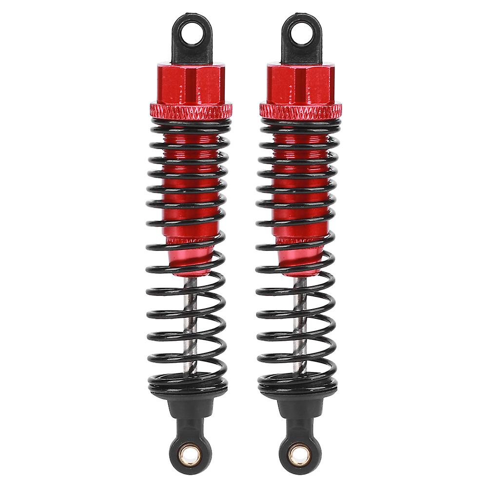 2pcs 1/10 Metal Shock Struts Damper Fit for HSP RC Car Model Part Accessory Red100MM