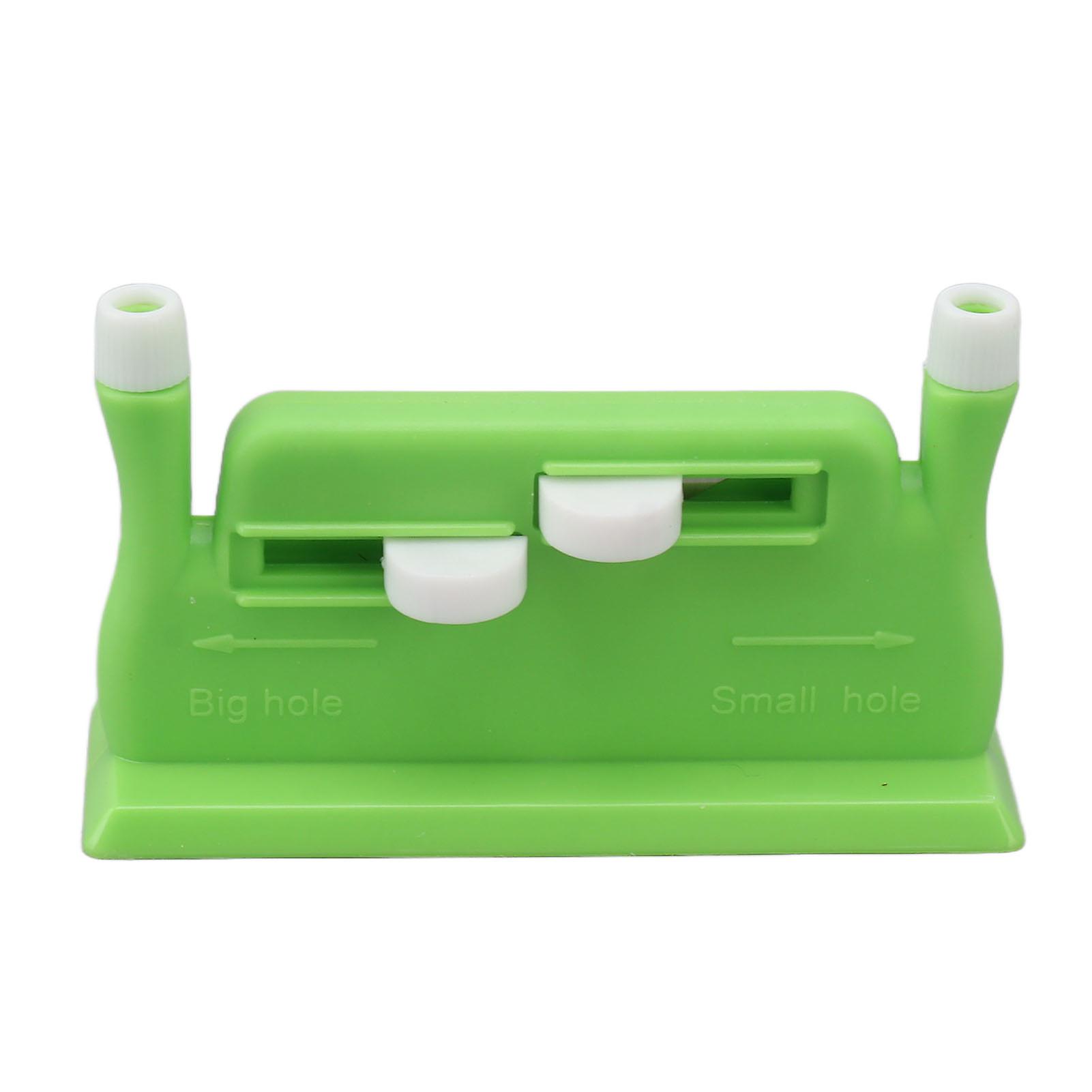 Auto Needle Threader Home Hand Sewing Automatic Thread Device with 5 Needles for The Aged Utilities Cross Stitch Green 