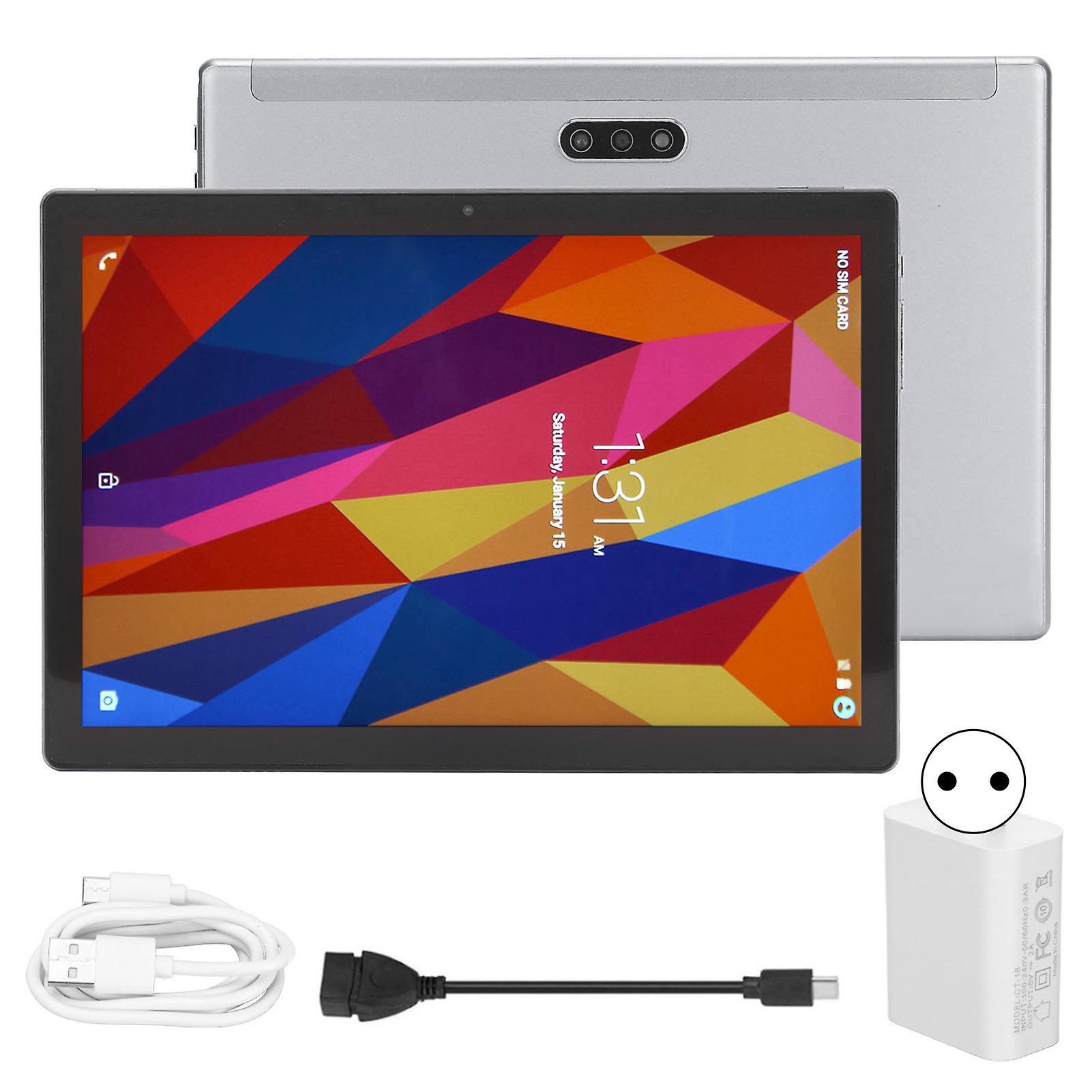 10.1 Inch Android 11 Tablet 8 Core CPU 6GB RAM 128GB ROM 1960x1080 IPS WiFi Grey PC
