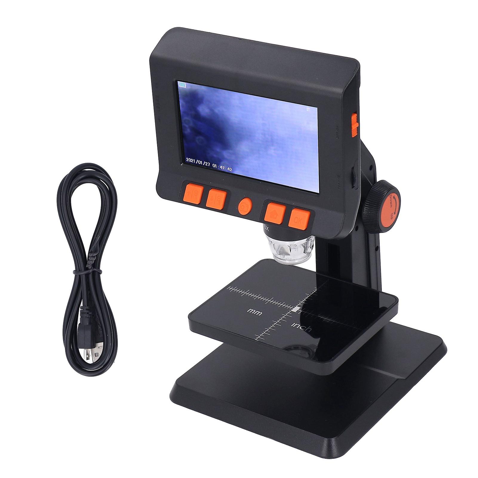 Microscope numérique 1000X Microscope biologique à focalisation précise haute définition avec support de réglage LED Light