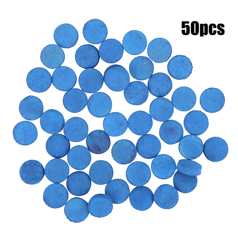 Snooker Tip 50PCS Leather Billiard Pool Cue Tips Pool Stick Replacement Accessory with Storage Box10mmm Billiards Cue Tip Replacement