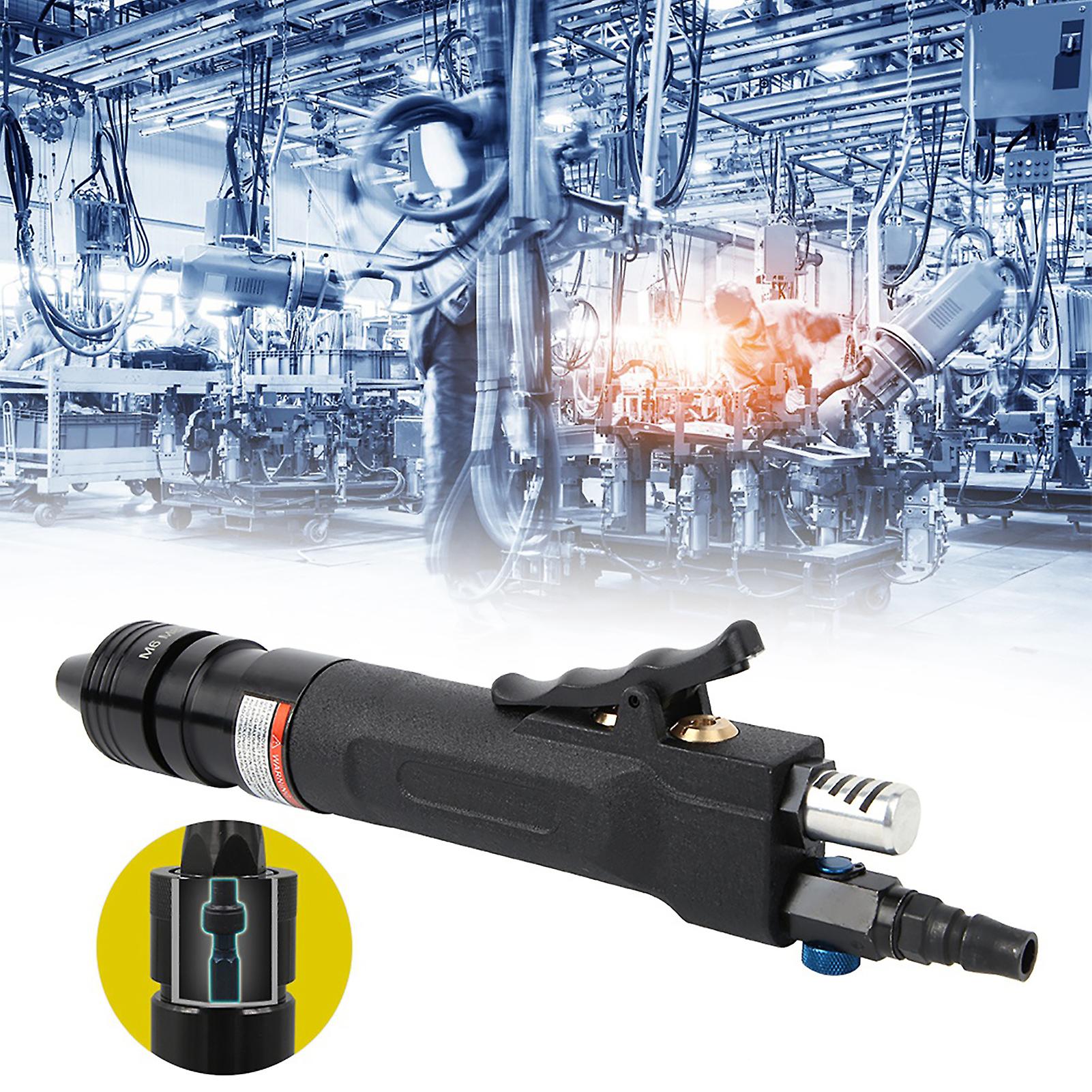 KP-7813 Pneumatic Riveter Gun M6/M8 Air Rivet Nut Tool 5CFM