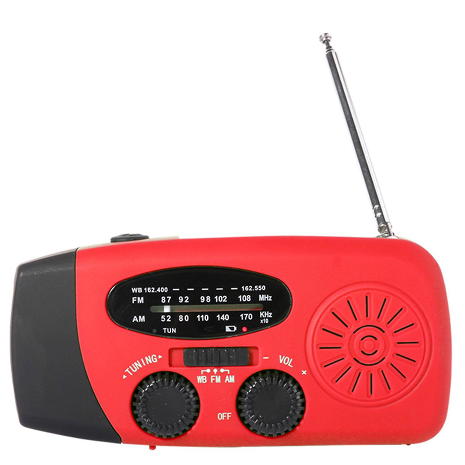 Solarradio, tragbar, leicht, klein, für den Notfall