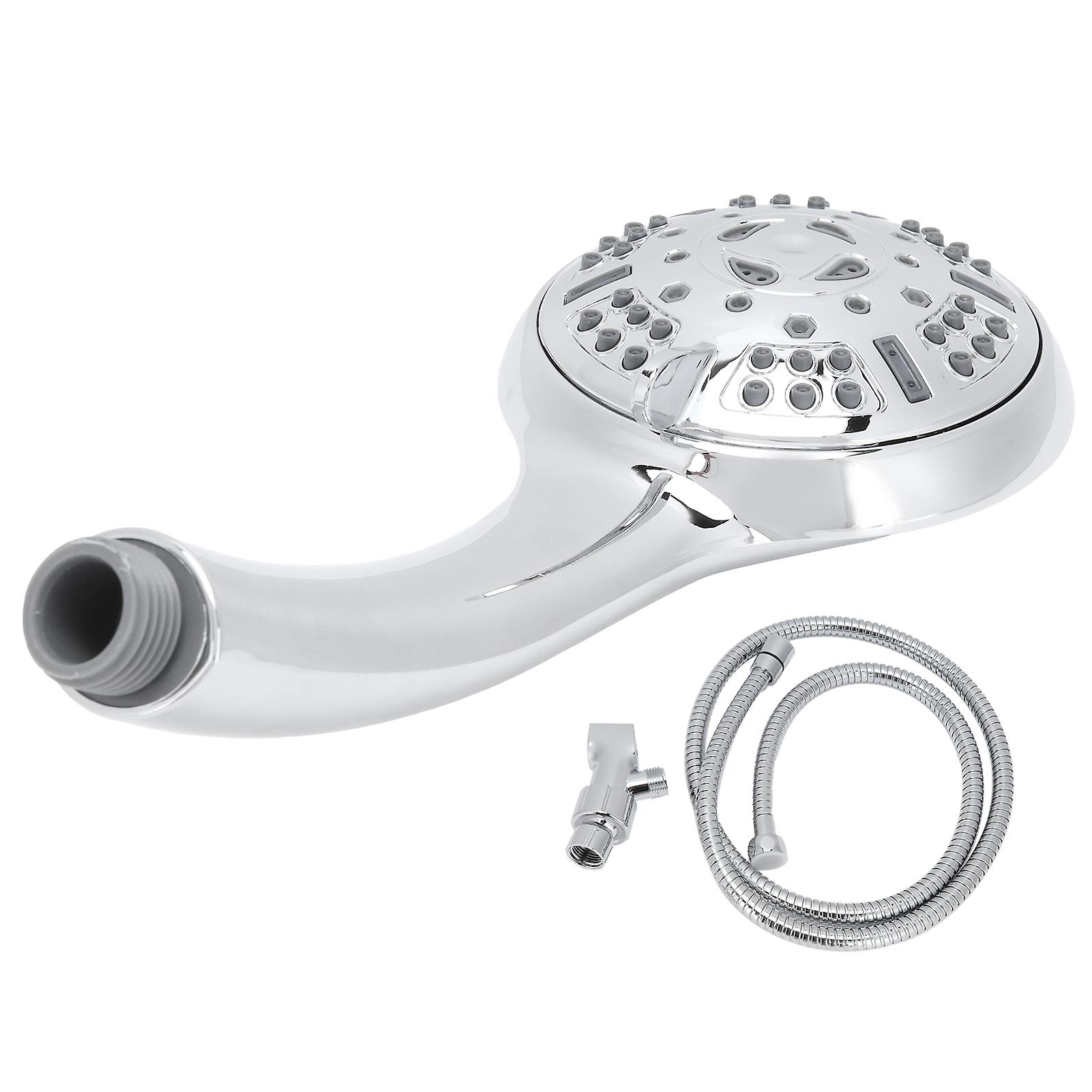 G1/2in High Pressure 9-Function Chrome Shower Head 11.8x26cm