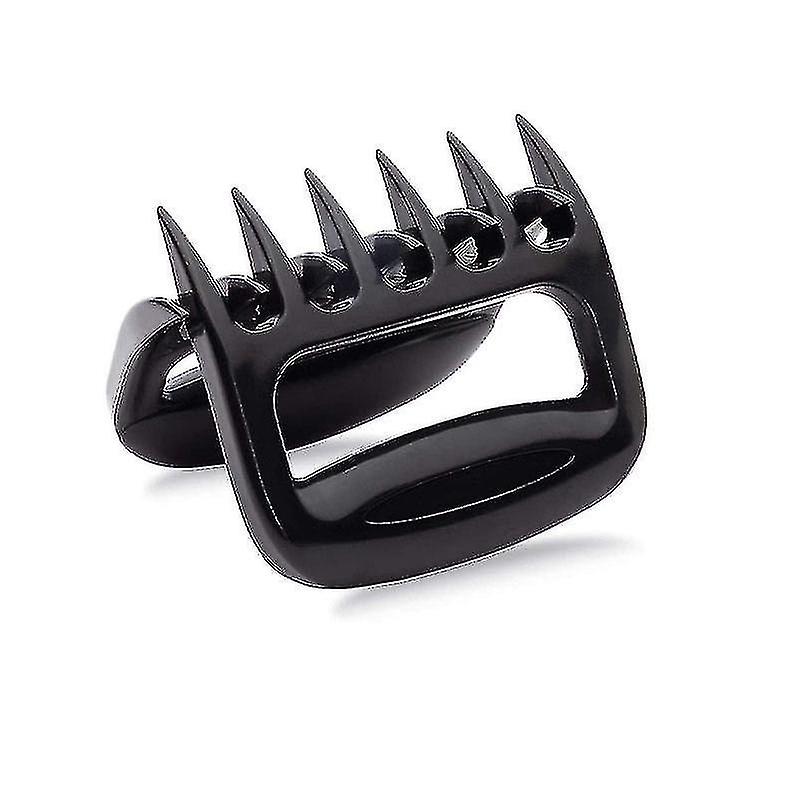 مخالب الدب للشواء - مخالب اللحوم - مخالب الدب للتدخين - اكسسوارات الشواء (1 زوج، أسود)