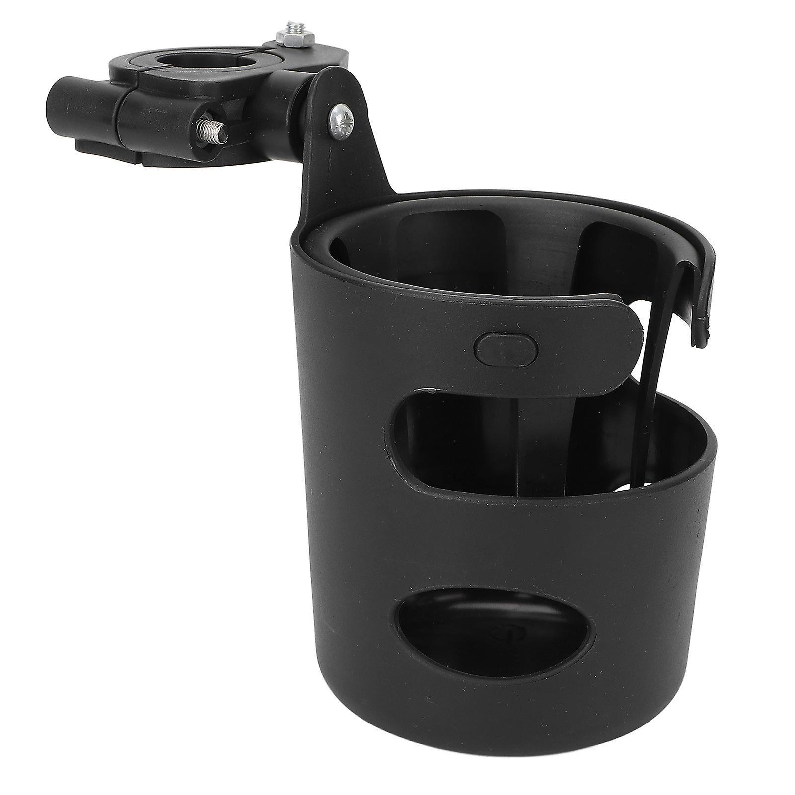 Universal Multifunctional Drinking Cup Holder for Wheelchair and Mobility Scooter, Adjustable Water Bottle Holder Compatible with Various Sizes