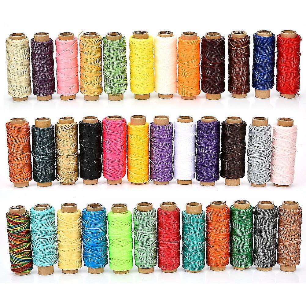 150d Leather Crafts Sewing Thread - 36 Colors, 50 Meters/roll