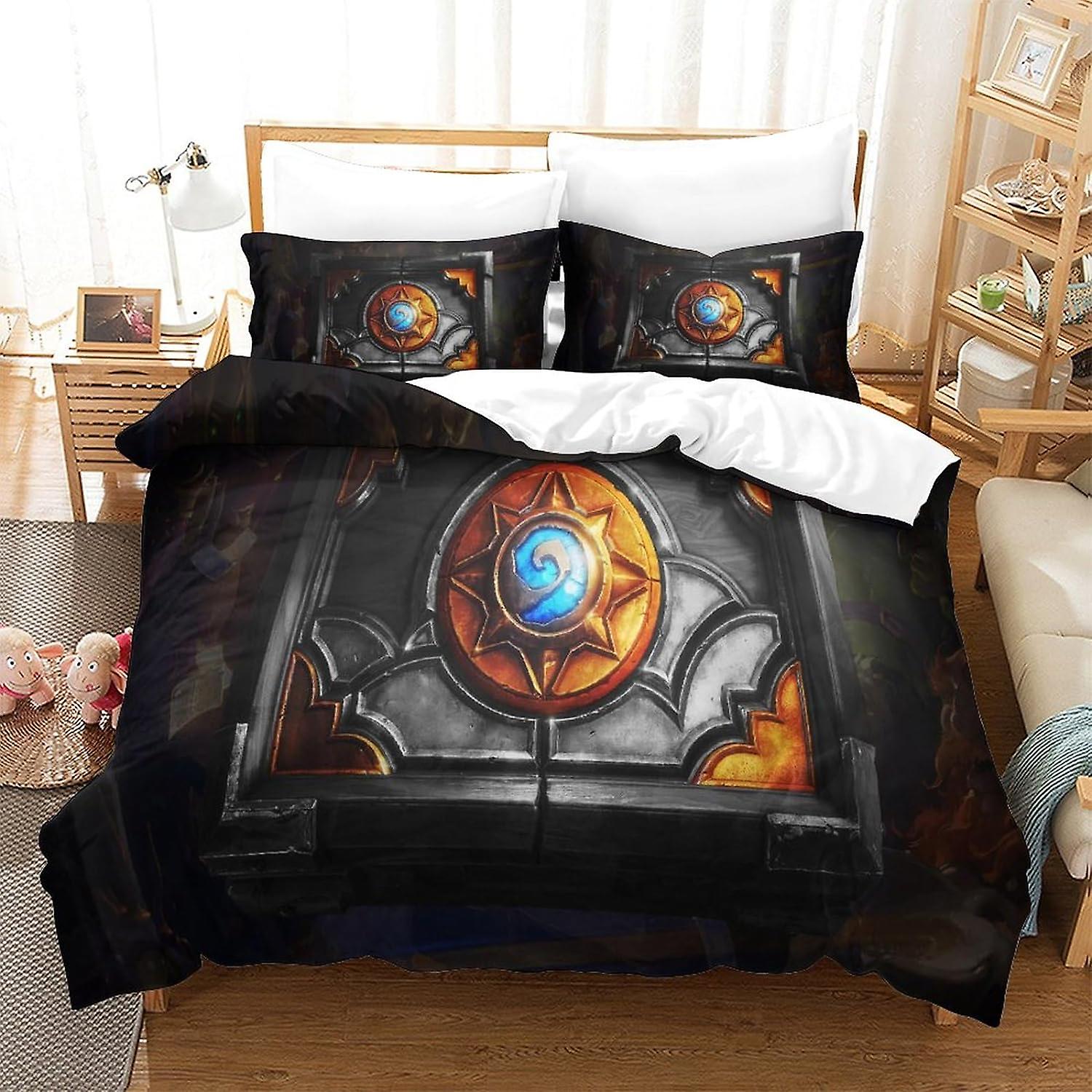 HOUKIG Hearthstone 3D Printed Latex Surface Cushion for All Occasions Competitive Game 3 Piece Children's Toys, Easy to Care For, Comfortable And Beau