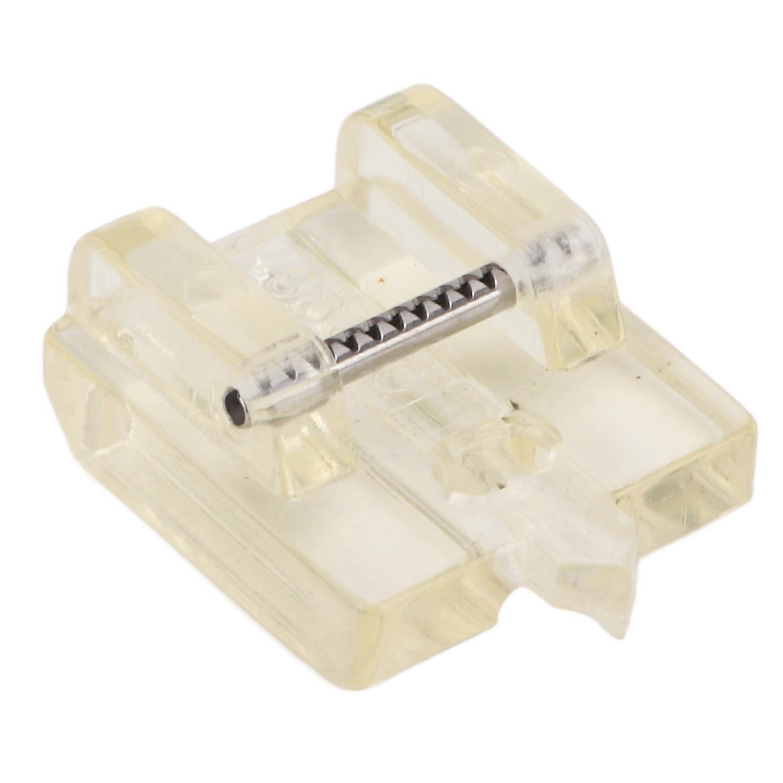 Clear Zipper Foot Easy Replaceable Transparent Color Plastic Sewing Machine Presser Foot For Pfaff