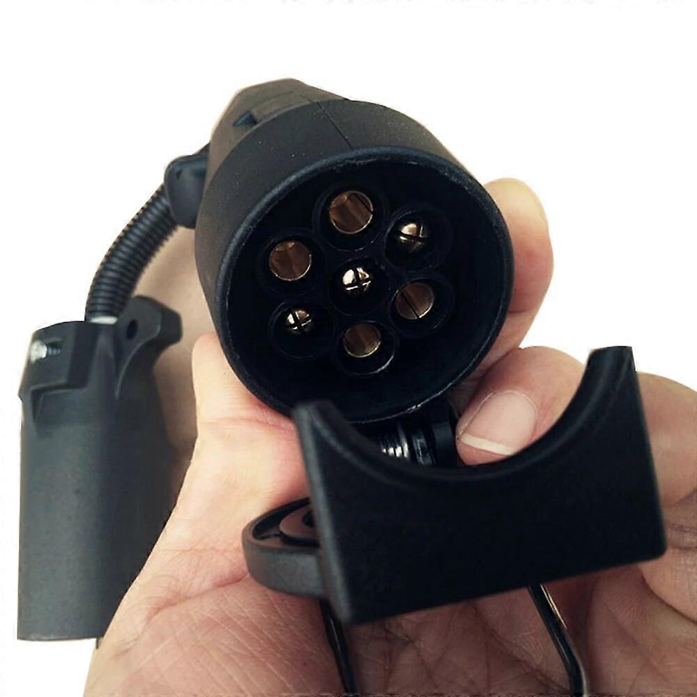 Trailer Conversion Plug Socket 7~pin EU Socket to 7 RV Blade Trailer Adapter Connector Power Conversion for Trailer Accessories FN9U8508