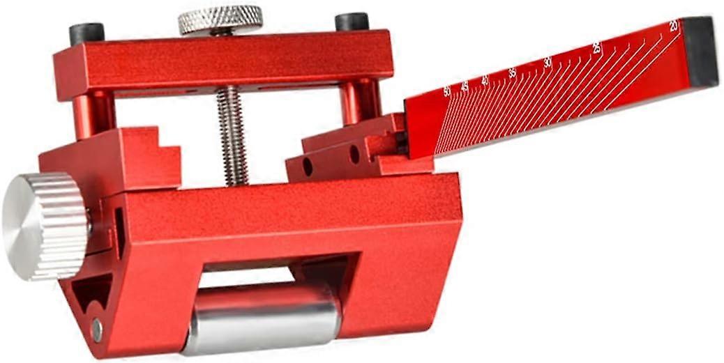 nice Sharpening Guide - Whetstone Sharpening Holder for Woodworking - Adjustable Angle Sharpener for Chisels and Planes (Red)