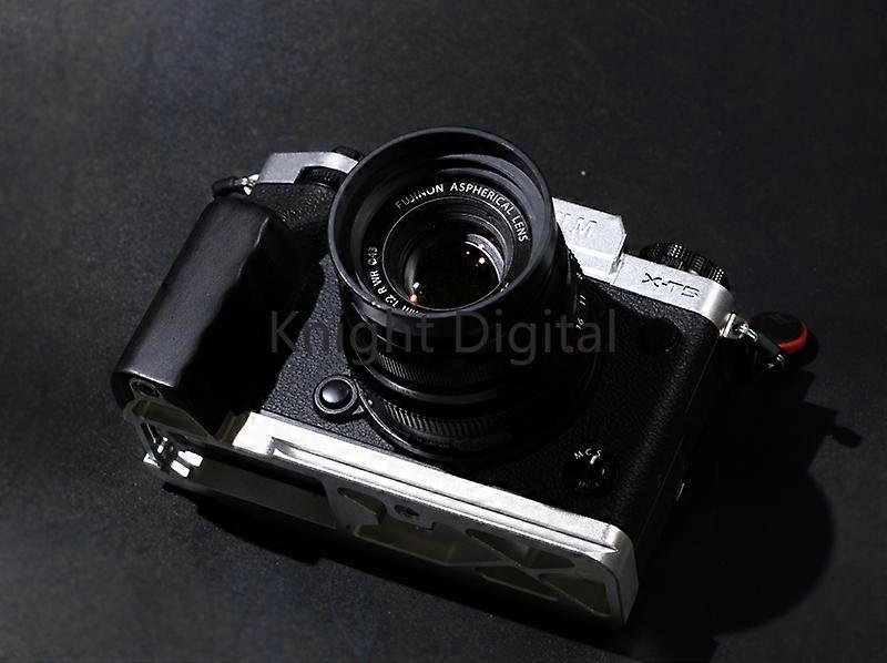 עץ הובנה L סוג שחרור מהיר צלחת אחיזת בסיס אחיזה עבור Fujifilm X-t5 מצלמה Arca-swiss rrs סוגר חצובה מהדק ראש כדור